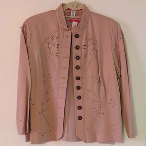 Incline leather jacket with matching t shirt